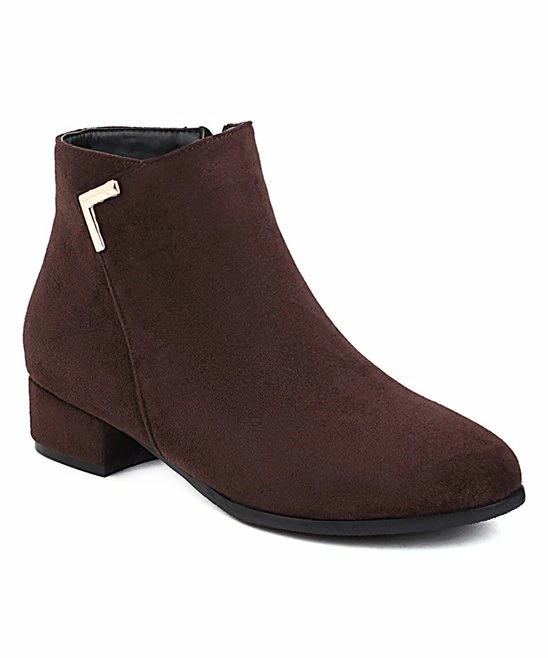 Best deal โค๏ธ BUTITI Deep Brown Metal-Accent Ankle Boot - ๐ฉ Women ๐คฉ 2 Best deal โค๏ธ BUTITI Deep Brown Metal-Accent Ankle Boot - ๐ฉ Women ๐คฉ - Image 2