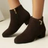 Best deal ❤️ BUTITI Deep Brown Metal-Accent Ankle Boot - 👩 Women 🤩
