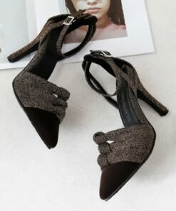 Budget 🔔 BUTITI Brown Twist-Front Ankle-Strap D'Orsay Pump - 👩 Women 👏 -BUTITI Shop zu100629151 alt 2 tm1634755330