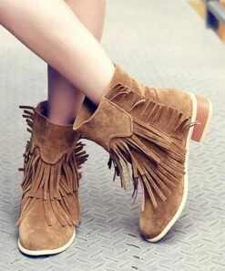 Best deal ๐คฉ BUTITI Yellow Fringe Boot - ๐ฉ Women ๐