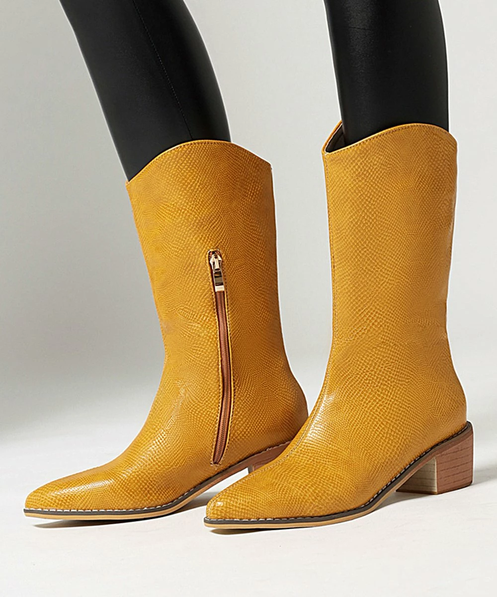 Best Pirce โค๏ธ BUTITI Yellow Cowboy Boot - ๐ฉ Women ๐ 1 Best Pirce โค๏ธ BUTITI Yellow Cowboy Boot - ๐ฉ Women ๐