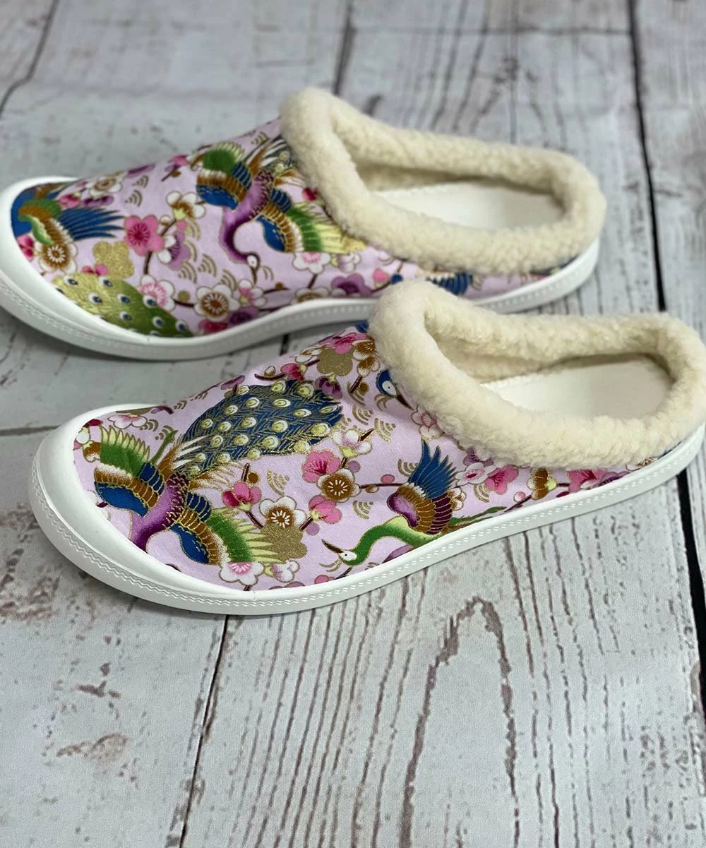 Promo ๐ฅ BUTITI Pink Peacock Faux Fur-Lined Slipper - ๐ฉ Women ๐ฅ 2 Promo ๐ฅ BUTITI Pink Peacock Faux Fur-Lined Slipper - ๐ฉ Women ๐ฅ - Image 2