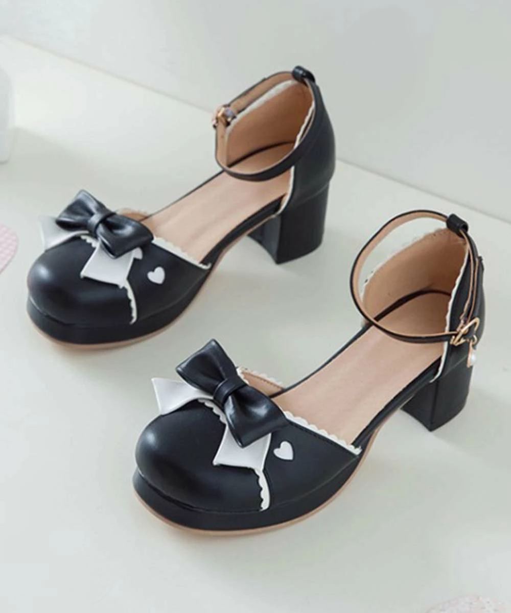 Top 10 ๐ BUTITI Black & White Scallop-Trim Bow-Accent Mary Jane - ๐ฉ Women ๐ 3 Top 10 ๐ BUTITI Black & White Scallop-Trim Bow-Accent Mary Jane - ๐ฉ Women ๐ - Image 3