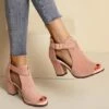 Best reviews of 🌟 BUTITI Pink Buckle Cutout Peep-Toe Pump - 👩 Women 👏