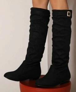 Budget 👍 BUTITI Black Buckle-Accent Boot - 👩 Women 🌟