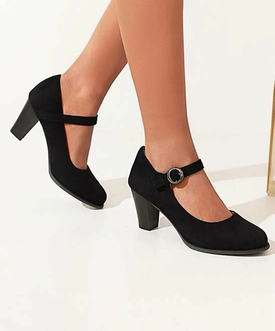 Best reviews of β BUTITI Black Block-Heel Round-Toe Pump - π© Women π 3 Best reviews of β BUTITI Black Block-Heel Round-Toe Pump - π© Women π - Image 3