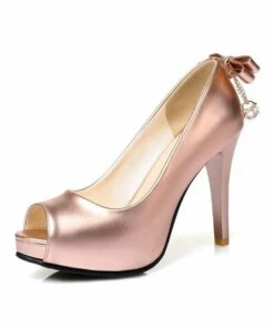 Cheap โ๏ธ BUTITI Champagne Bow-Back Charm-Accent Peep-Toe Pump - ๐ฉ Women ๐ 6 Cheap โ๏ธ BUTITI Champagne Bow-Back Charm-Accent Peep-Toe Pump - ๐ฉ Women ๐ -BUTITI Shop zu104904015 alt 2 tm1649511410