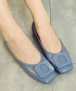 Buy โค๏ธ BUTITI Blue Square Ballet Flat - ๐ฉ Women ๐งจ