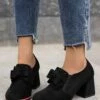 Wholesale 🎁 BUTITI Black Bow-Accent Bootie - 👩 Women 💯