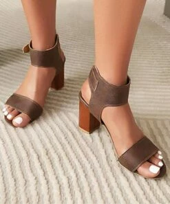 Cheap 🌟 BUTITI Brown Wide Ankle-Strap 🩴 Sandal - 👩 Women ⭐ 5 Cheap 🌟 BUTITI Brown Wide Ankle-Strap 🩴 Sandal - 👩 Women ⭐ -BUTITI Shop zu105957627 alt 2 tm1652979969