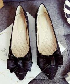 Wholesale ๐ BUTITI Black Windowpane Bow-Accent Pointed-Toe Flat - ๐ฉ Women โ 7 Wholesale ๐ BUTITI Black Windowpane Bow-Accent Pointed-Toe Flat - ๐ฉ Women โ -BUTITI Shop zu106165658 alt 5 tm1653669138