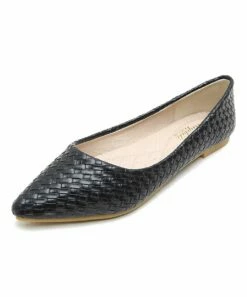 Cheapest ๐ฅฐ BUTITI Black Woven Pointed-Toe Flat - ๐ฉ Women ๐