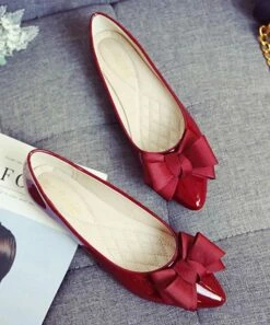Best Sale ๐ BUTITI Wine Bow-Accent Pointed-Toe Flat - ๐ฉ Women ๐ 5 Best Sale ๐ BUTITI Wine Bow-Accent Pointed-Toe Flat - ๐ฉ Women ๐ -BUTITI Shop zu106173871 alt 2 tm1653669138