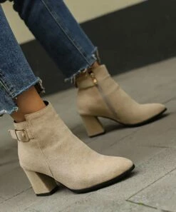 Best deal ๐ฅฐ BUTITI Beige Buckle-Accent Ankle Boot - ๐ฉ Women ๐ 5 Best deal ๐ฅฐ BUTITI Beige Buckle-Accent Ankle Boot - ๐ฉ Women ๐ -BUTITI Shop zu106248680 alt 2 tm1654627169