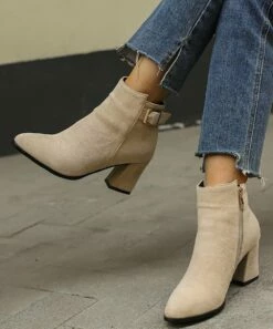 Best deal ๐ฅฐ BUTITI Beige Buckle-Accent Ankle Boot - ๐ฉ Women ๐