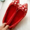New 🥰 BUTITI Red Floral Flat - 👩 Women 🔔