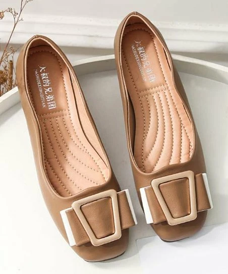 Discount ๐ BUTITI Brown Buckle-Accent Flat - ๐ฉ Women ๐ 1 Discount ๐ BUTITI Brown Buckle-Accent Flat - ๐ฉ Women ๐