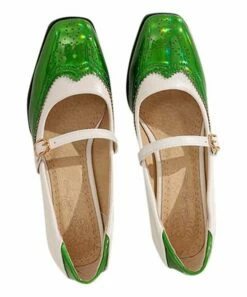 Best Pirce โจ BUTITI Green & White Color-Block Buckle Pump - ๐ฉ Women ๐คฉ 7 Best Pirce โจ BUTITI Green & White Color-Block Buckle Pump - ๐ฉ Women ๐คฉ -BUTITI Shop zu106870633 alt 3 tm1656097012