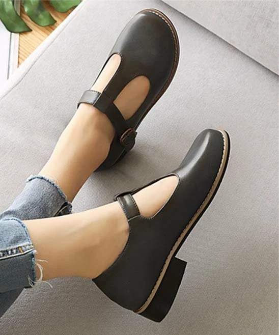 New 😀 BUTITI Gray T-Strap Mary Jane - 👩 Women 🛒 4 New 😀 BUTITI Gray T-Strap Mary Jane - 👩 Women 🛒 - Image 4