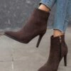 New 🌟 BUTITI Brown Pointed-Toe Bootie - 👩 Women 😍