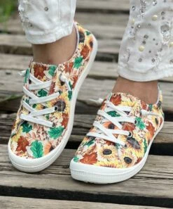 Outlet ⌛ BUTITI Yellow & Green Botanical 👟 Sneaker - 👩 Women ✨ 7 Outlet ⌛ BUTITI Yellow & Green Botanical 👟 Sneaker - 👩 Women ✨ -BUTITI Shop zu107514184 alt 3 tm1658855804