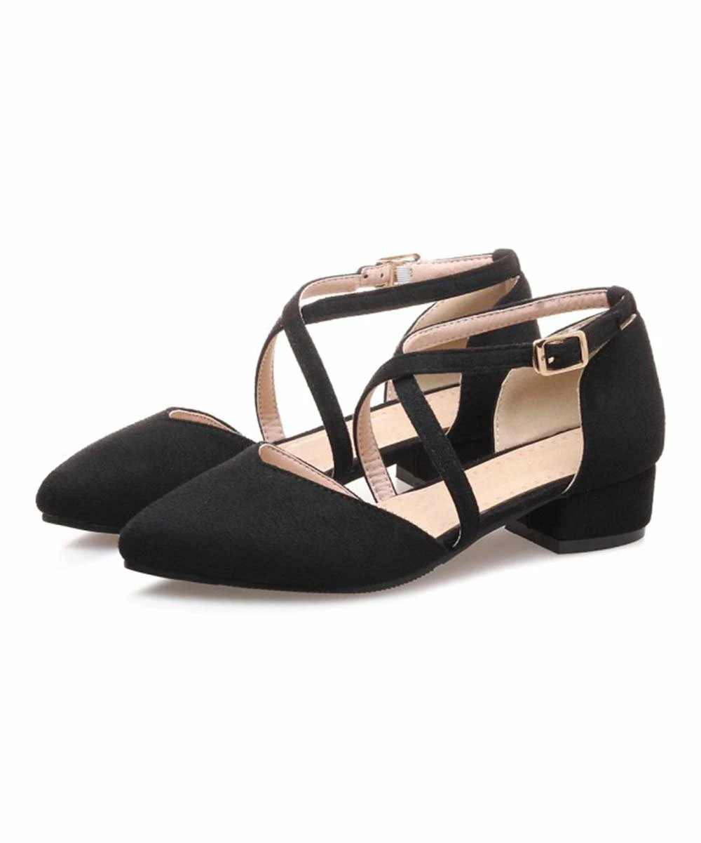 Cheapest 🎁 BUTITI Black D'Orsay Pump - 👩 Women 😍 2 Cheapest 🎁 BUTITI Black D'Orsay Pump - 👩 Women 😍 - Image 2