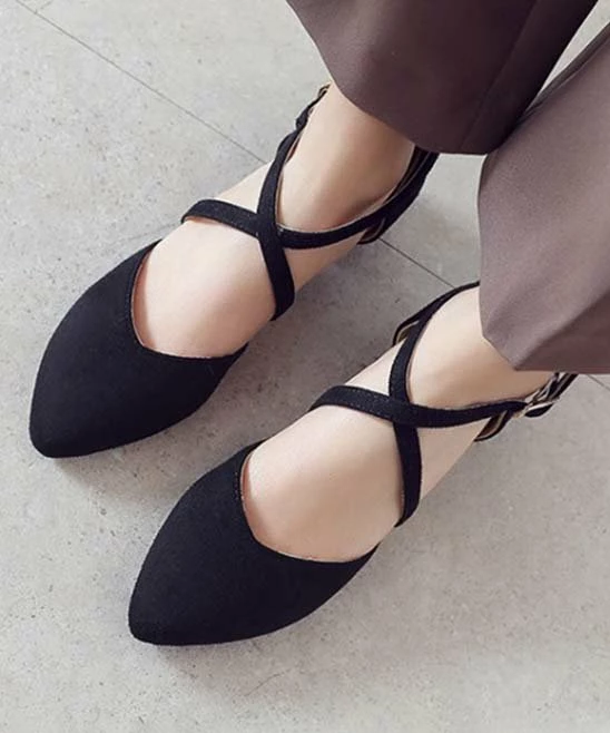 Cheapest 🎁 BUTITI Black D'Orsay Pump - 👩 Women 😍 1 Cheapest 🎁 BUTITI Black D'Orsay Pump - 👩 Women 😍