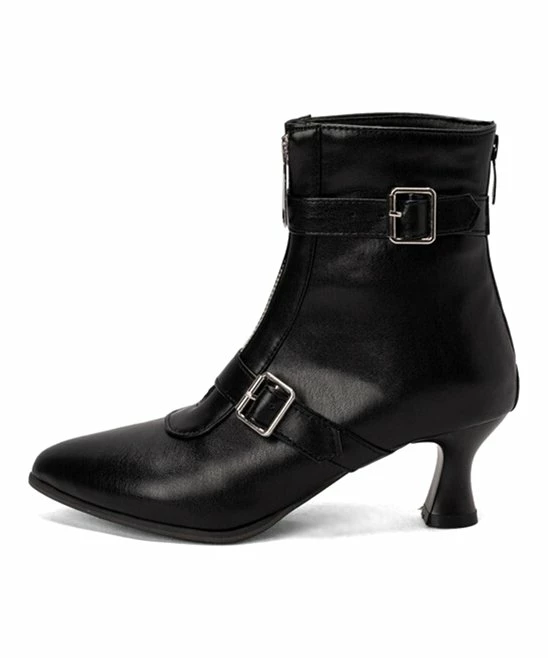 Top 10 ๐ BUTITI Black Double Buckle-Accent Bootie - ๐ฉ Women ๐ 2 Top 10 ๐ BUTITI Black Double Buckle-Accent Bootie - ๐ฉ Women ๐ - Image 2