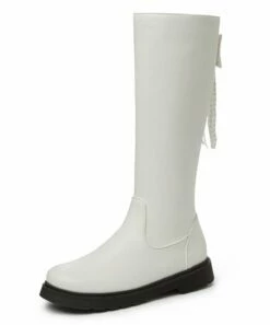 Flash Sale 🎁 BUTITI White Tassel-Detail Boot - 👩 Women ✨ -BUTITI Shop zu108118214 alt 3 tm1660225469