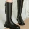 Hot Sale 🔥 BUTITI Black Bow-Back Side-Zip Boot - 👩 Women 😀