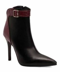 Outlet ✨ BUTITI Red Buckle-Accent Ankle Boot - 👩 Women 🎉