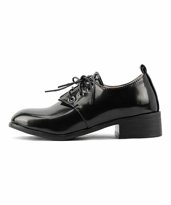 Deals π BUTITI Black Lace-Up Oxford - π© Women π€© 2 Deals π BUTITI Black Lace-Up Oxford - π© Women π€© - Image 2