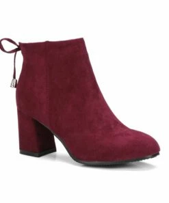 Top 10 ✔️ BUTITI Cranberry Tie-Accent Ankle Boot - 👩 Women 😉