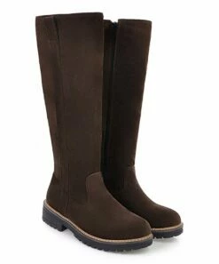 Cheapest 🎁 BUTITI Brown Contrast Side-Zip Boot - 👩 Women 🎁 -BUTITI Shop zu108473407 alt 2 tm1661456552