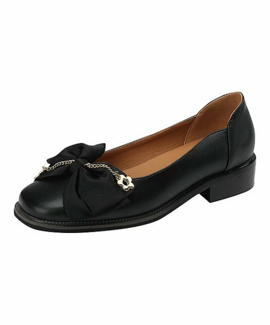 Discount ๐ BUTITI Black Bow-Accent Flat - ๐ฉ Women ๐ 3 Discount ๐ BUTITI Black Bow-Accent Flat - ๐ฉ Women ๐ - Image 3