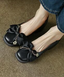 Discount ๐ BUTITI Black Bow-Accent Flat - ๐ฉ Women ๐ 8 Discount ๐ BUTITI Black Bow-Accent Flat - ๐ฉ Women ๐ -BUTITI Shop zu109775725 alt 3 tm1666365367