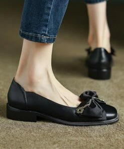 Discount ๐ BUTITI Black Bow-Accent Flat - ๐ฉ Women ๐