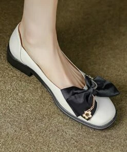 Brand new ✨ BUTITI Beige & Black Bow-Accent Ballet Flat - 👩 Women ✔️ 9 Brand new ✨ BUTITI Beige & Black Bow-Accent Ballet Flat - 👩 Women ✔️ -BUTITI Shop zu109783923 alt 4 tm1666636224