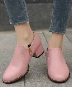 BUTITI Shop 30 Top 10 👍 BUTITI Pink Zip Loafer - 👩 Women ✨
