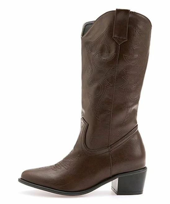 Wholesale π BUTITI Brown Stitch Cowboy Boot - π© Women π₯ 2 Wholesale π BUTITI Brown Stitch Cowboy Boot - π© Women π₯ - Image 2