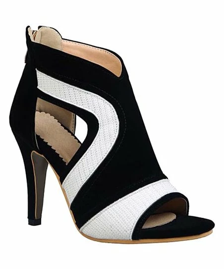 Wholesale ๐ BUTITI White & Black Abstract Cutout Stiletto ๐ฉด Sandal - ๐ฉ Women ๐งจ 1 Wholesale ๐ BUTITI White & Black Abstract Cutout Stiletto ๐ฉด Sandal - ๐ฉ Women ๐งจ