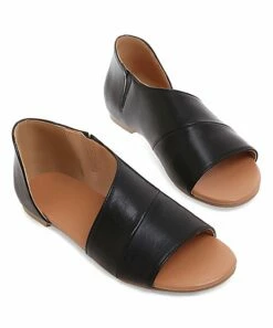 Top 10 🔥 BUTITI Black Assymetrical-Upper Pull-On 🩴 Sandal - 👩 Women 🔥 7 Top 10 🔥 BUTITI Black Assymetrical-Upper Pull-On 🩴 Sandal - 👩 Women 🔥 -BUTITI Shop zu87181189 alt 3 tm1591898393