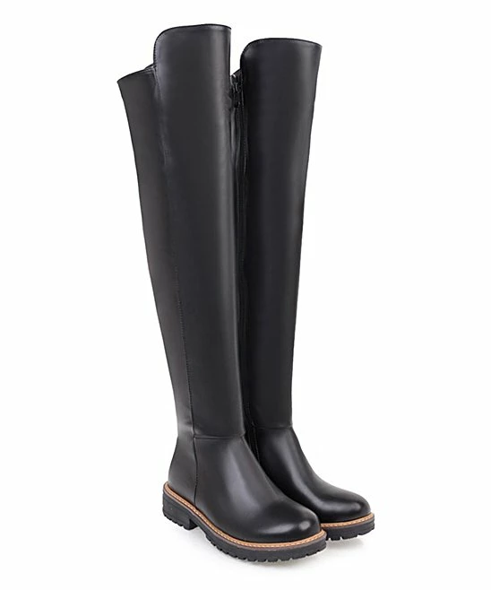 Discount β BUTITI Black Over-the-Knee Boot - π© Women π 4 Discount β BUTITI Black Over-the-Knee Boot - π© Women π - Image 4