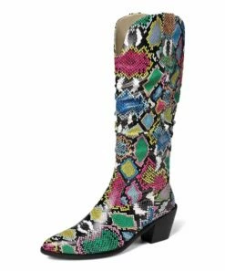 Hot Sale 🤩 BUTITI Red & Blue Snake Cowboy Boot - 👩 Women 🌟 9 Hot Sale 🤩 BUTITI Red & Blue Snake Cowboy Boot - 👩 Women 🌟 -BUTITI Shop zu91062743 alt 4 tm1605902044