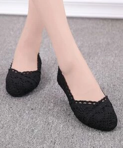 Best Sale ๐ BUTITI Black Crochet Ballet Flat - ๐ฉ Women ๐