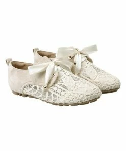 Brand new ๐ฅฐ BUTITI Apricot Lace Lace-Up Flat - ๐ฉ Women โจ