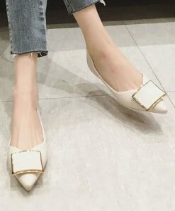 Budget ๐ BUTITI Apricot Square Medallion Pointed-Toe Flat - ๐ฉ Women ๐ 6 Budget ๐ BUTITI Apricot Square Medallion Pointed-Toe Flat - ๐ฉ Women ๐ -BUTITI Shop zu93797979 alt 2 tm1614692379