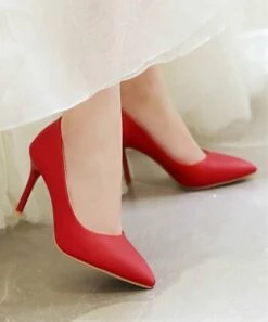 Outlet 🔥 BUTITI Red Pointed-Toe Pump - 👩 Women 😉