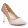 Outlet 🎉 BUTITI White & Gold Ombré Sparkle Pump - 👩 Women 🌟