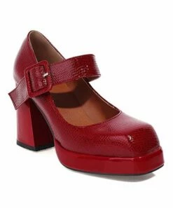 New ๐ BUTITI Red Buckle-Strap Block-Heel Platform Pump - ๐ฉ Women ๐ฏ 6 New ๐ BUTITI Red Buckle-Strap Block-Heel Platform Pump - ๐ฉ Women ๐ฏ -BUTITI Shop zu96831315 alt 2 tm1623432617